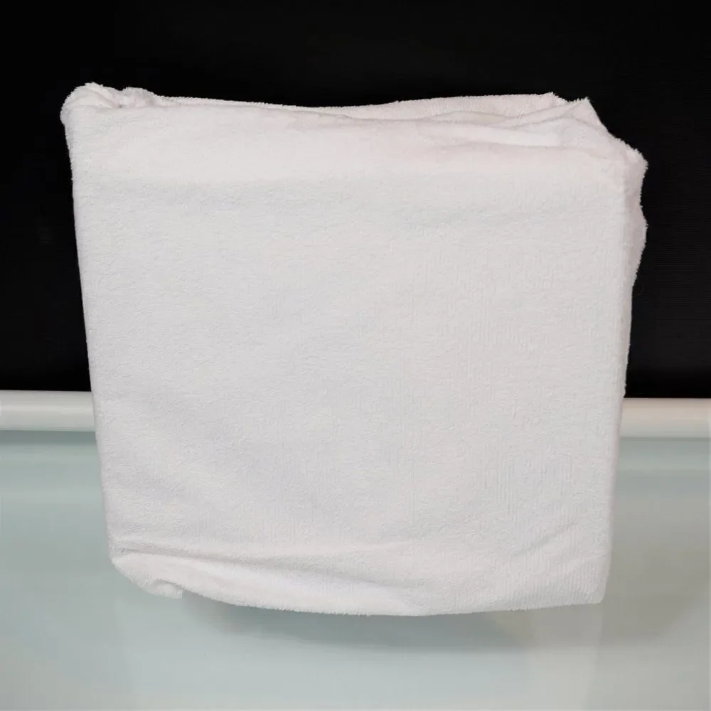 Playgro Bonne Sante Twin Mattress Protector Cotton Terry White